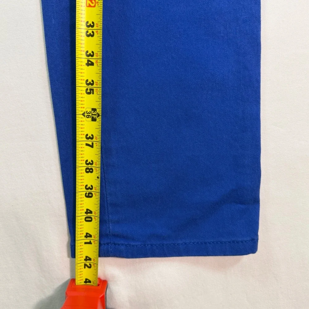 Levis 513‎ Slim Straight Jeans Mens 32x32 Vibrant Blue Stretch Denim Pants